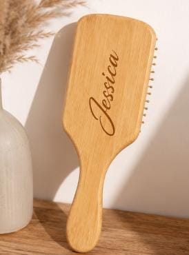 Personalized Bamboo Hair Brush